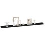 Estantes de pared 2 unidades negro 115x9x3 cm de vidaXL, Estantes y estanterías - Ref: Foro24-326666, Precio: 32,54 €, Descue...