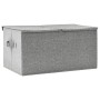 Caja de almacenaje tela gris 50x30x25 cm de vidaXL, Cestas para almacenaje - Ref: Foro24-332914, Precio: 30,69 €, Descuento: %