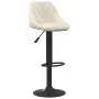 Kitchen stools 2 units cream velvet by vidaXL, Kitchen stools - Ref: Foro24-335348, Price: 139,16 €, Discount: %