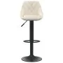 Kitchen stools 2 units cream velvet by vidaXL, Kitchen stools - Ref: Foro24-335348, Price: 139,16 €, Discount: %