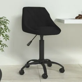 Silla de comedor de terciopelo negro de vidaXL, Sillas de comedor - Ref: Foro24-335357, Precio: 89,84 €, Descuento: %