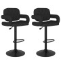 Taburetes de cocina 2 unidades tela negro de vidaXL, Taburetes de cocina - Ref: Foro24-335623, Precio: 198,92 €, Descuento: %