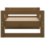 Cama para perros madera maciza pino marrón miel 55,5x45,5x28 cm de vidaXL, Camas para perros - Ref: Foro24-821470, Precio: 35...