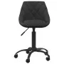 Silla de oficina de terciopelo negro de vidaXL, Sillas de oficina - Ref: Foro24-3088843, Precio: 89,84 €, Descuento: %