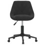 Silla de comedor giratoria de terciopelo negro de vidaXL, Sillas de comedor - Ref: Foro24-3089029, Precio: 97,04 €, Descuento: %