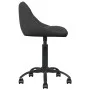 Silla de oficina de terciopelo negro de vidaXL, Sillas de oficina - Ref: Foro24-3088843, Precio: 89,84 €, Descuento: %