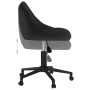 Silla de comedor giratoria de terciopelo negro de vidaXL, Sillas de comedor - Ref: Foro24-3089029, Precio: 97,04 €, Descuento: %