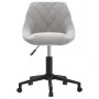 Silla de comedor giratoria de terciopelo gris claro de vidaXL, Sillas de comedor - Ref: Foro24-3089032, Precio: 94,25 €, Desc...