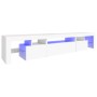 Mueble de TV con luces LED blanco 215x36,5x40 cm de vidaXL, Muebles TV - Ref: Foro24-3152794, Precio: 153,17 €, Descuento: %