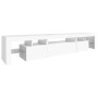 Mueble de TV con luces LED blanco 215x36,5x40 cm de vidaXL, Muebles TV - Ref: Foro24-3152794, Precio: 153,17 €, Descuento: %