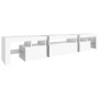 Mueble de TV con luces LED blanco 215x36,5x40 cm de vidaXL, Muebles TV - Ref: Foro24-3152794, Precio: 153,17 €, Descuento: %