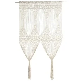 Macrame cotton curtain 140x240 cm by vidaXL, Curtains and curtains - Ref: Foro24-323978, Price: 48,87 €, Discount: %