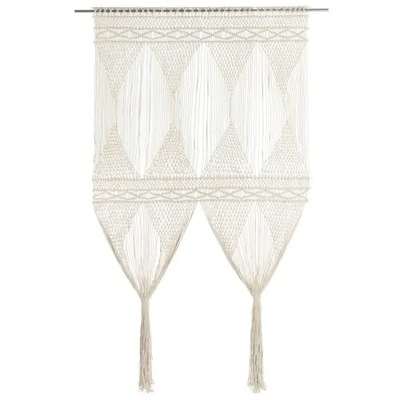 Macrame cotton curtain 140x240 cm by vidaXL, Curtains and curtains - Ref: Foro24-323978, Price: 48,87 €, Discount: %