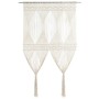 Cortina de macramé algodón 140x240 cm de vidaXL, Cortinas y visillos - Ref: Foro24-323978, Precio: 47,09 €, Descuento: %
