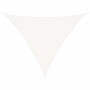 Toldo de vela blanco HDPE 160 g/m² 3x3x4,2 m en Sombrillas | Comprar online en Foru.es