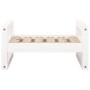 Cama para perros madera maciza de pino blanco 55,5x45,5x28 cm de vidaXL, Camas para perros - Ref: Foro24-821468, Precio: 45,0...