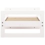 Cama para perros madera maciza de pino blanco 55,5x45,5x28 cm de vidaXL, Camas para perros - Ref: Foro24-821468, Precio: 45,0...