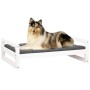 Cama para perros madera maciza de pino blanco 95,5x65,5x28 cm de vidaXL, Camas para perros - Ref: Foro24-821483, Precio: 65,7...