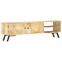 Mueble de TV madera maciza de mango 140x30x40 cm de vidaXL, Muebles TV - Ref: Foro24-286152, Precio: 212,98 €, Descuento: %