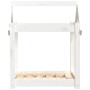 Cama para perros madera maciza de pino blanco 61x50x70 cm de vidaXL, Camas para perros - Ref: Foro24-822198, Precio: 46,20 €,...