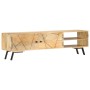 Mueble de TV madera maciza de mango 140x30x40 cm de vidaXL, Muebles TV - Ref: Foro24-286152, Precio: 212,98 €, Descuento: %