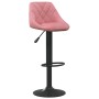 Taburetes de cocina 2 unidades terciopelo rosa de vidaXL, Taburetes de cocina - Ref: Foro24-335354, Precio: 142,20 €, Descuen...