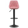 Taburetes de cocina 2 unidades terciopelo rosa de vidaXL, Taburetes de cocina - Ref: Foro24-335354, Precio: 142,20 €, Descuen...