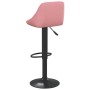 Taburetes de cocina 2 unidades terciopelo rosa de vidaXL, Taburetes de cocina - Ref: Foro24-335354, Precio: 142,20 €, Descuen...