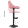 Taburetes de cocina 2 unidades terciopelo rosa de vidaXL, Taburetes de cocina - Ref: Foro24-335354, Precio: 142,20 €, Descuen...