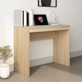 Escritorio de madera contrachapada color roble 90x40x72 cm de vidaXL, Escritorios - Ref: Foro24-800381, Precio: 41,97 €, Desc...