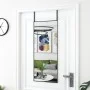 Espejo de puerta cristal y aluminio negro 40x100 cm de vidaXL, Espejos - Ref: Foro24-327408, Precio: 49,45 €, Descuento: %