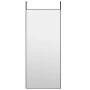 Espejo de puerta cristal y aluminio negro 40x100 cm de vidaXL, Espejos - Ref: Foro24-327408, Precio: 49,45 €, Descuento: %