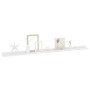 Estantes de pared 4 unidades blanco brillo 115x9x3 cm de vidaXL, Estantes y estanterías - Ref: Foro24-326657, Precio: 39,26 €...