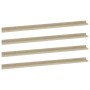 Estantes de pared 4 unidades roble Sonoma 115x9x3 cm de vidaXL, Estantes y estanterías - Ref: Foro24-326688, Precio: 50,61 €,...