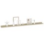 Estantes de pared 4 unidades roble Sonoma 115x9x3 cm de vidaXL, Estantes y estanterías - Ref: Foro24-326688, Precio: 50,61 €,...