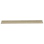 Estantes de pared 4 unidades roble Sonoma 115x9x3 cm de vidaXL, Estantes y estanterías - Ref: Foro24-326688, Precio: 50,61 €,...