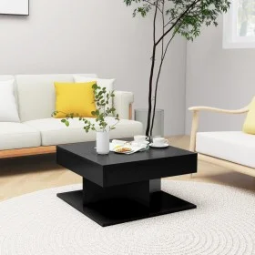 Black plywood coffee table 57x57x30 cm by vidaXL, Coffee table - Ref: Foro24-808369, Price: 45,15 €, Discount: %