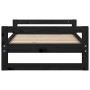 Cama para perros madera maciza de pino negro 75,5x55,5x28 cm de vidaXL, Camas para perros - Ref: Foro24-821481, Precio: 47,37...