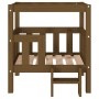 Cama para perros madera maciza pino marrón miel 65,5x43x70 cm de vidaXL, Camas para perros - Ref: Foro24-822375, Precio: 64,0...