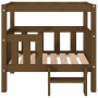 Cama para perros madera maciza pino marrón miel 75,5x63,5x70 cm de vidaXL, Camas para perros - Ref: Foro24-822380, Precio: 91...