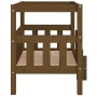 Cama para perros madera maciza pino marrón miel 75,5x63,5x70 cm de vidaXL, Camas para perros - Ref: Foro24-822380, Precio: 91...