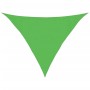 Toldo de vela HDPE verde claro 160 g/m² 3,5x3,5x4,9 m en Sombrillas | Comprar online en Foru.es