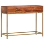 Mesa consola de madera maciza de acacia 100x35x76 cm de vidaXL, Mesas auxiliares - Ref: Foro24-286175, Precio: 142,61 €, Desc...