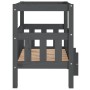 Cama para perros madera maciza de pino gris 65,5x43x70 cm de vidaXL, Camas para perros - Ref: Foro24-822374, Precio: 67,51 €,...