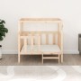 Cama para perros madera maciza de pino 105,5x83,5x100 cm de vidaXL, Camas para perros - Ref: Foro24-822387, Precio: 120,25 €,...