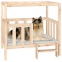 Cama para perros madera maciza de pino 105,5x83,5x100 cm de vidaXL, Camas para perros - Ref: Foro24-822387, Precio: 120,25 €,...