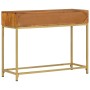 Mesa consola de madera maciza de acacia 100x35x76 cm de vidaXL, Mesas auxiliares - Ref: Foro24-286175, Precio: 142,61 €, Desc...