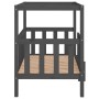 Cama para perros madera maciza de pino gris 105,5x83,5x100 cm de vidaXL, Camas para perros - Ref: Foro24-822389, Precio: 115,...