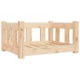 Cama para perros madera maciza de pino 55,5x45,5x28 cm de vidaXL, Camas para perros - Ref: Foro24-833251, Precio: 35,36 €, De...