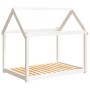 Cama para perros madera maciza de pino blanco 111x80x100 cm de vidaXL, Camas para perros - Ref: Foro24-822218, Precio: 102,46...
